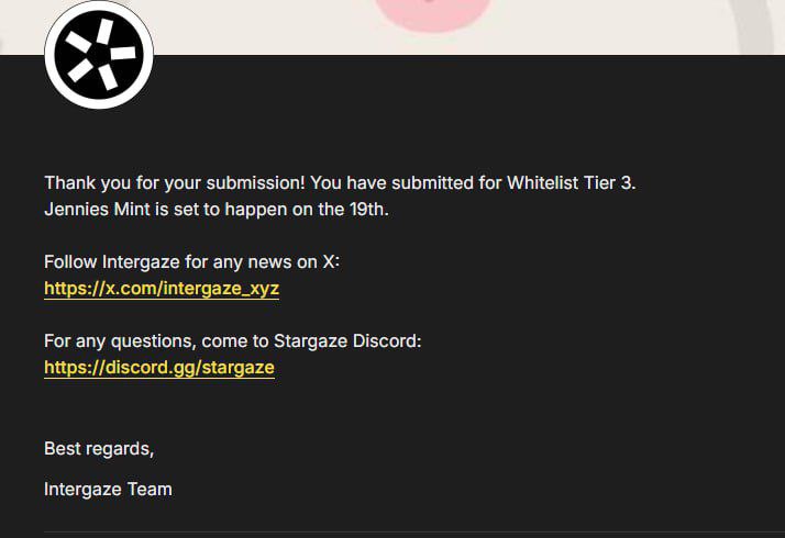 FrancisMP8's tweet photo. Intergaze x Initia 

The jennie testnet campaign on intergaze will be live on march 19th, here’s how to position for the $INIT vip rewards on Initia mainnet.
100 out of 10,000 NFTs will have golden frames, and only these holders will be able to claim VIP rewards in epoch 1. https://t.co/WtgCJub9Zz