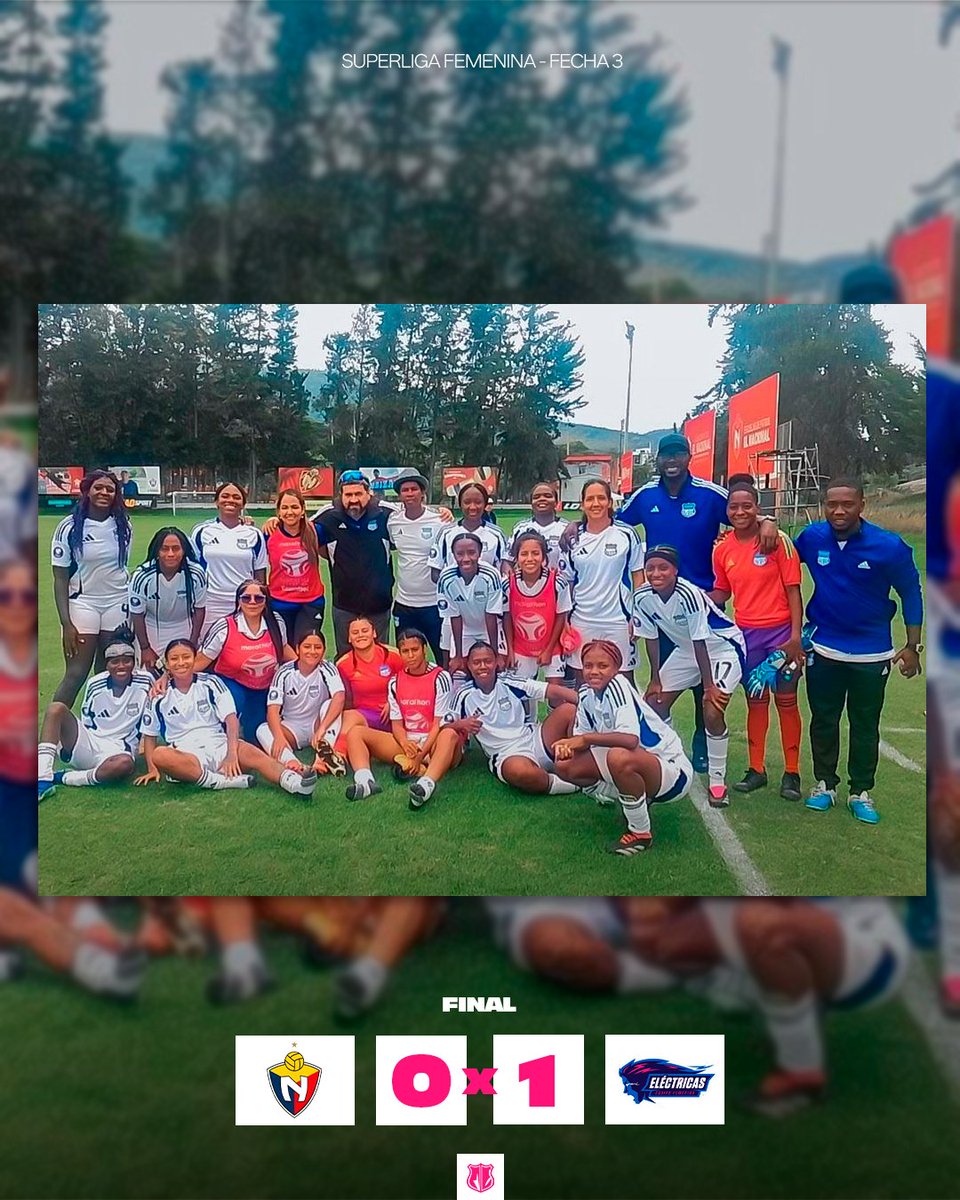 ¡Victoria de las Eléctricas! 🤩💙

Derrotaron 1×0 a El Nacional en Quito y logran su primer triunfo en la Superliga Femenina 🙌🏼⚡.