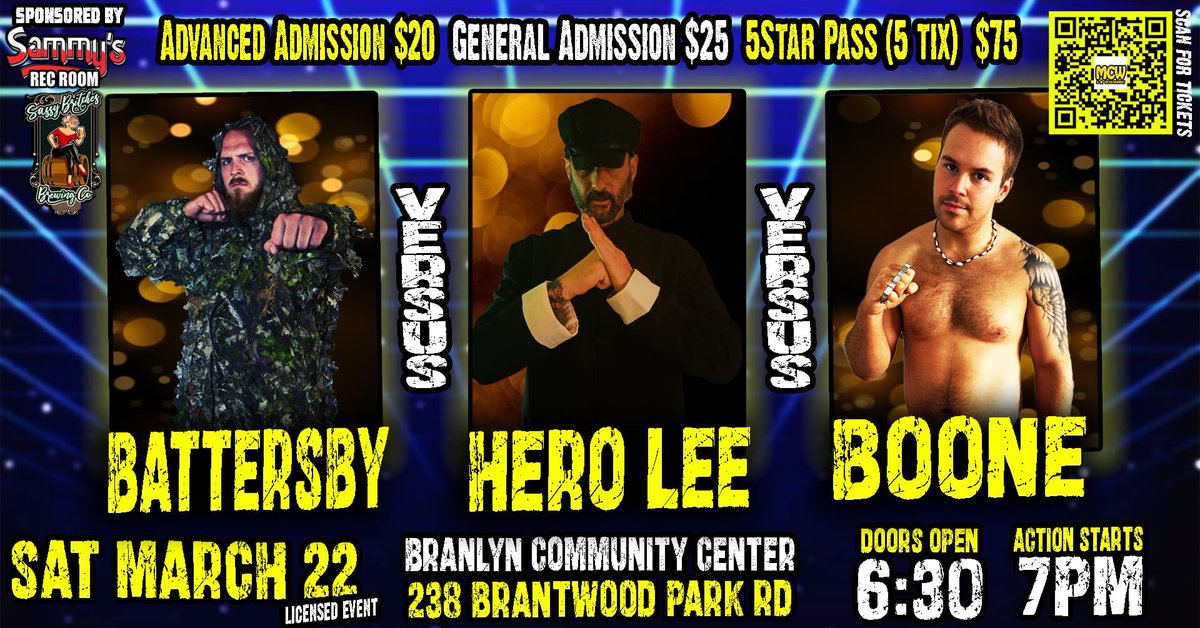 MCWBrantford's tweet photo. #Brantford THIS SATURDAY!!! 6 action packed matches featuring a STEEL CAGE MATCH!!!! #Ontario #ProWrestling #BranlynCommunityCentre #BuyInMarkOut #MCW4Life
Tickets:
https://t.co/3paTzhSCVr https://t.co/HV3iTv3gxI