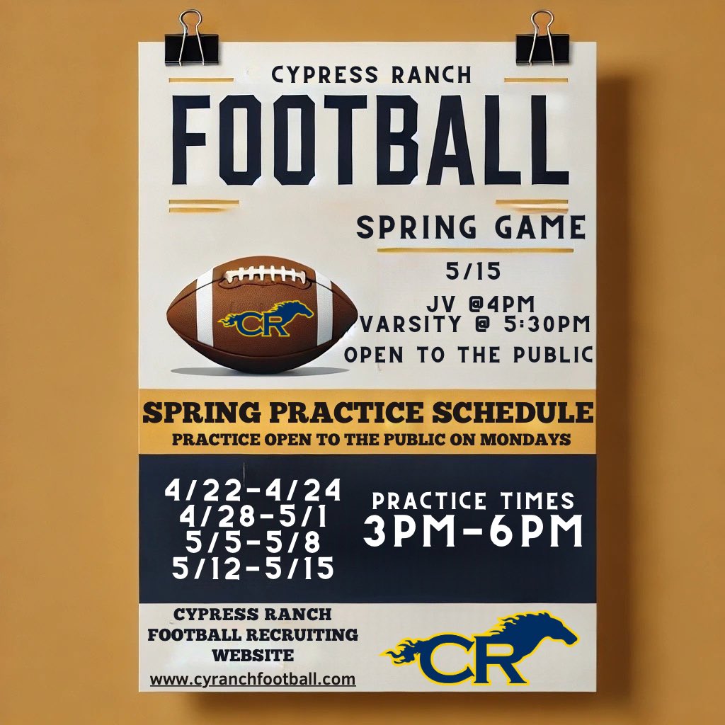 🏈🏈 Spring Ball 2k25 🏈🏈
