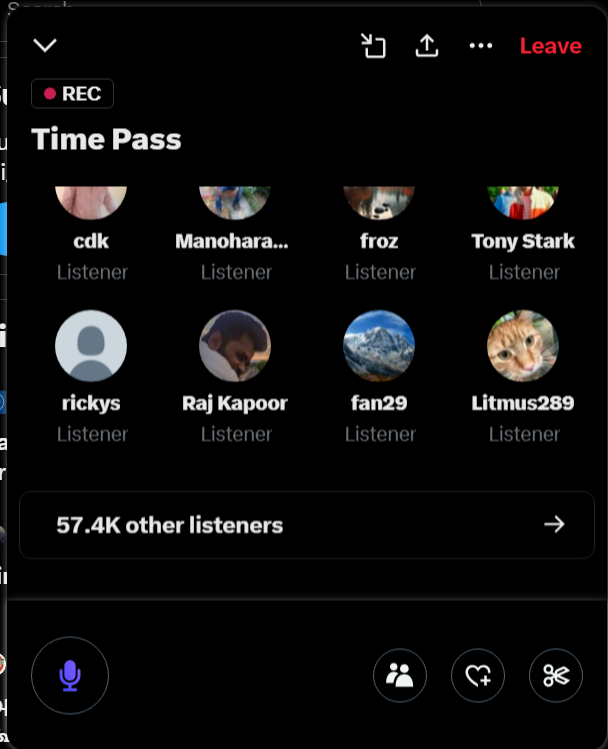 rko_satzzz97's tweet photo. Time Pass space 57K+ listeners🔥🔥🔥🔥🔥🔥🔥🔥 #timepassspace @Karthikravivarm @robinsondurai @itisprashanth @Ayyappan_1504 https://t.co/PtIEkOxwdS
