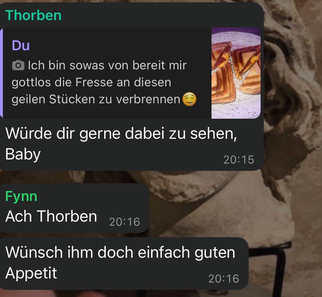 Ich liebe meine Freunde für sowas