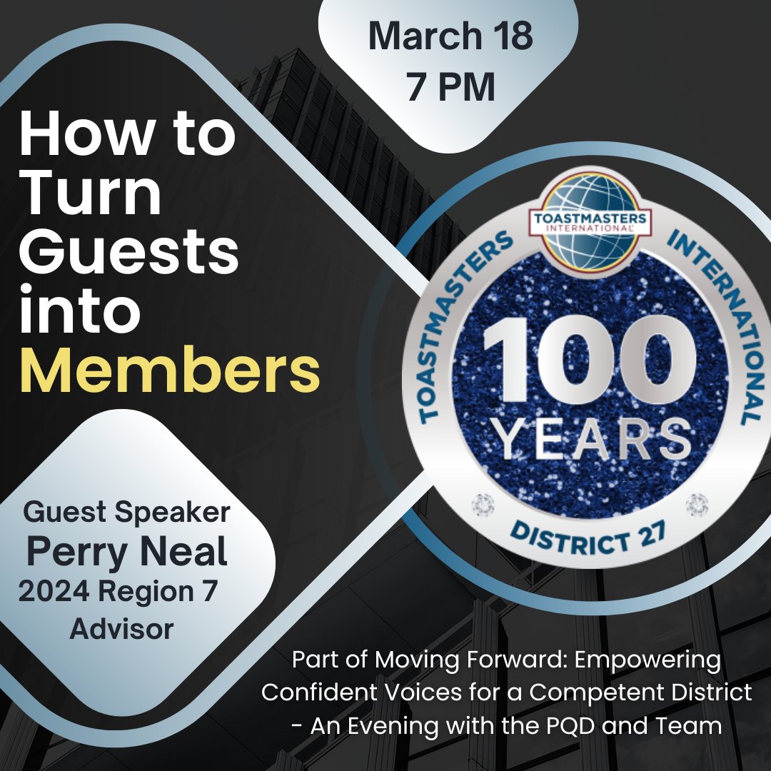 District 27 Toastmasters tweet media
