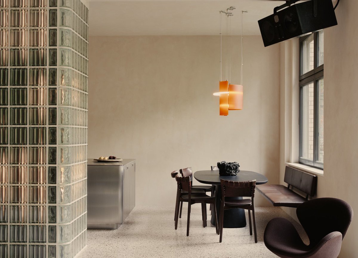 Inspired by Berlin nightclubs, Berghain’s designers bring brutalism into the home

—Glassblock Apartment, by Studio Karhard. Berlin, Germany.