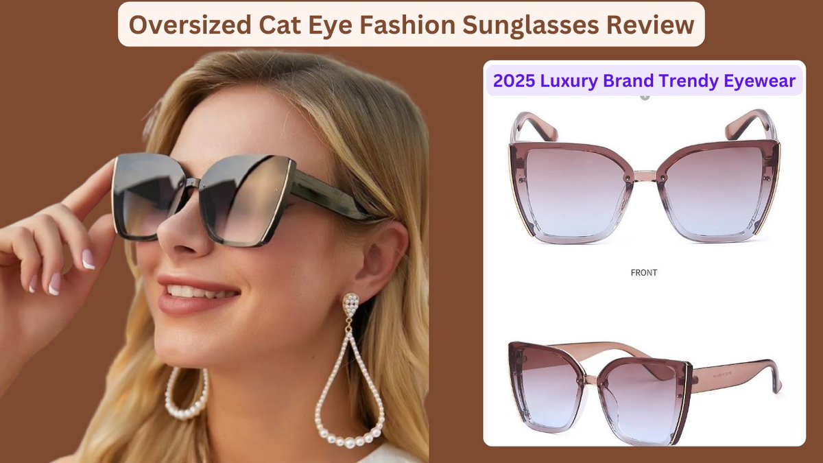 Ignivaoffer's tweet image. Oversized Cat Eye Fashion Sunglasses Review: 2025 Luxury Brand Trendy Eyewear
Read More: ignivabd.com/oversized-cat-…
#OversizedSunglasses #CatEyeFashion #LuxuryEyewear #TrendySunglasses #FashionReview #2025Trends #StylishEyewear #SunglassesStyle #FashionAccessories #ChicSunglasses