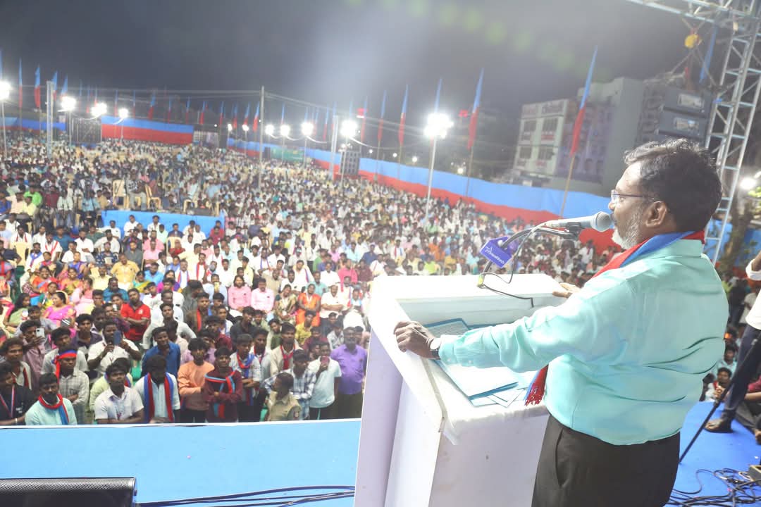 vckitwingoffi's tweet photo. விழுப்புரத்தில் நடைபெறும் விசிக தேர்தல் அங்கீகார வெற்றி விழாவில்
@thirumaofficial https://t.co/pDpcztn6yh