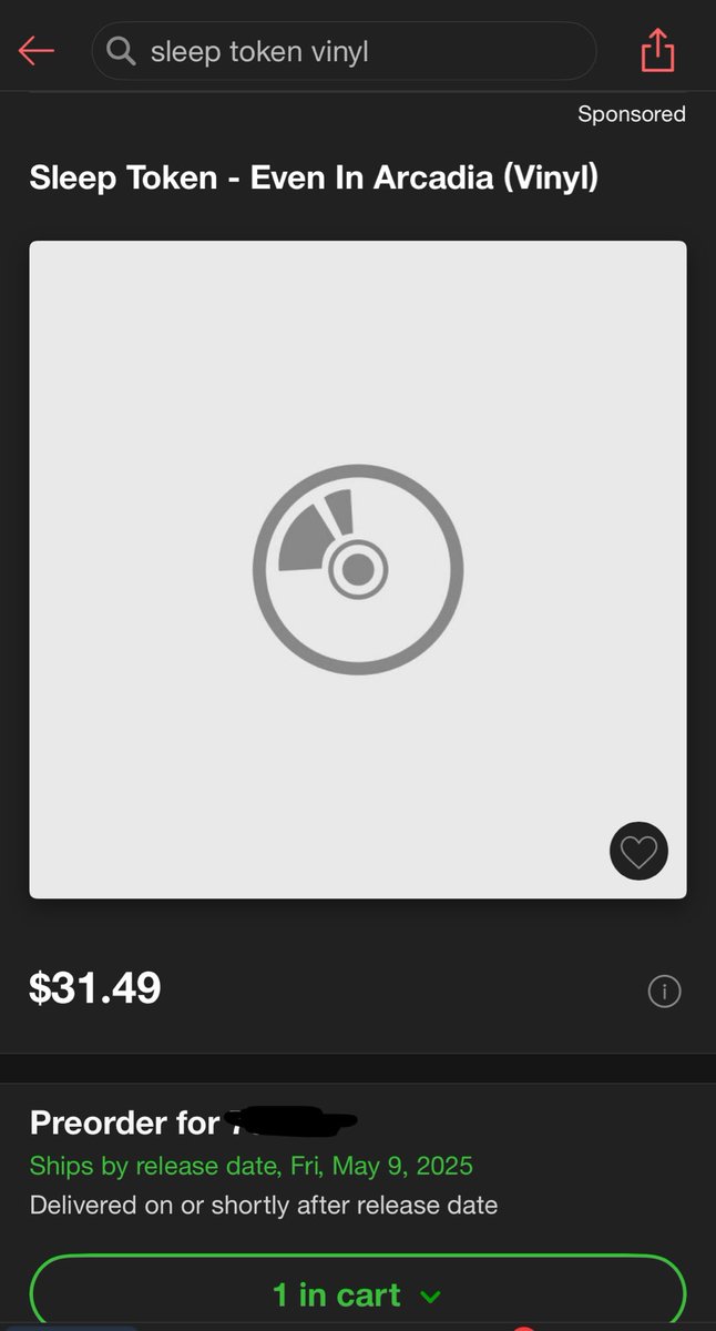 emi_OnTheMoon's tweet photo. @_ascensionism Just checked on the target app and they have the album on preorder but no pic of the vinyl, could be the pink one. Im not taking any chances and ordered it already!!! https://t.co/vddK8mWJBO