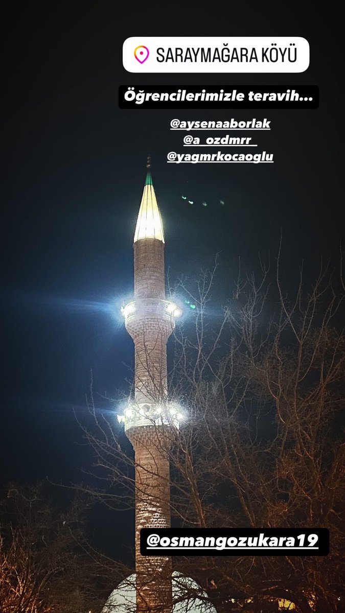YavuzeliIHO's tweet photo. Öğrencilerimizle Saraymağara köyünde teravih… 😊

@omerZuhal2 @drahmetisleyen @erdalkilinc27 @ozdemir2773 @mustafakirac27 @ismailncel5 @OsmanGozukara19 https://t.co/4REMcgkJia
