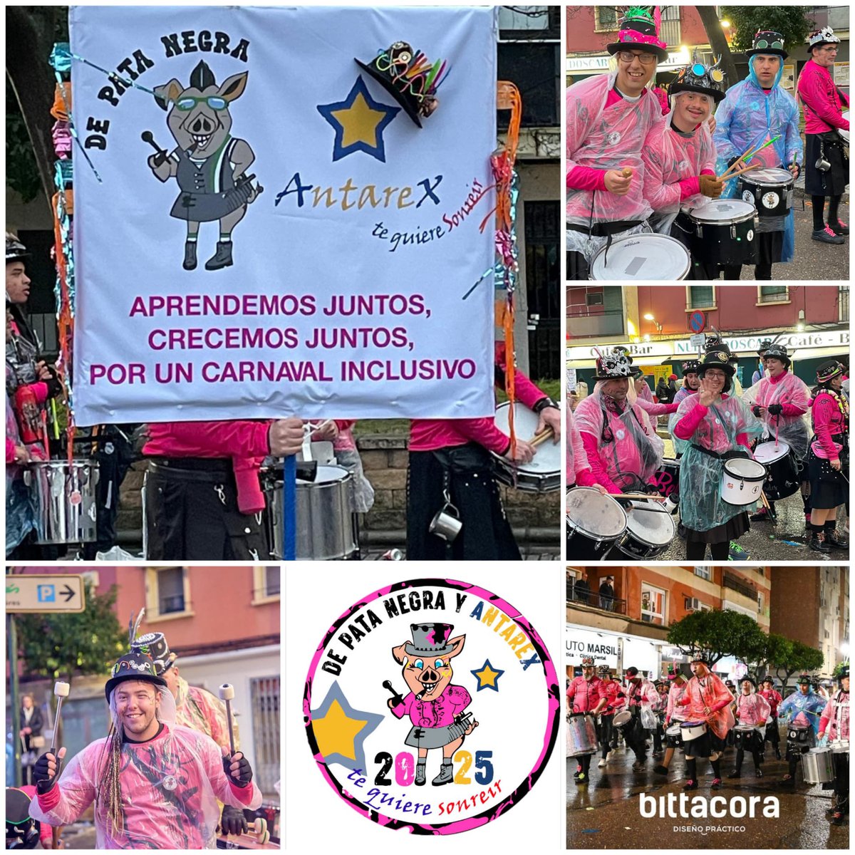 pacoestm's tweet photo. Este año nuestra Agrupación carnavalera De Pata Negra, le dimos la oportunidad de participar en el Carnaval a la Asoc Antarex (personas con discapacidad intelectual). Carnaval Inclusivo!!
Nos ayudas a dar más visibilidad...
https://t.co/RIv9ISIq5P https://t.co/3Ce9R5zNud