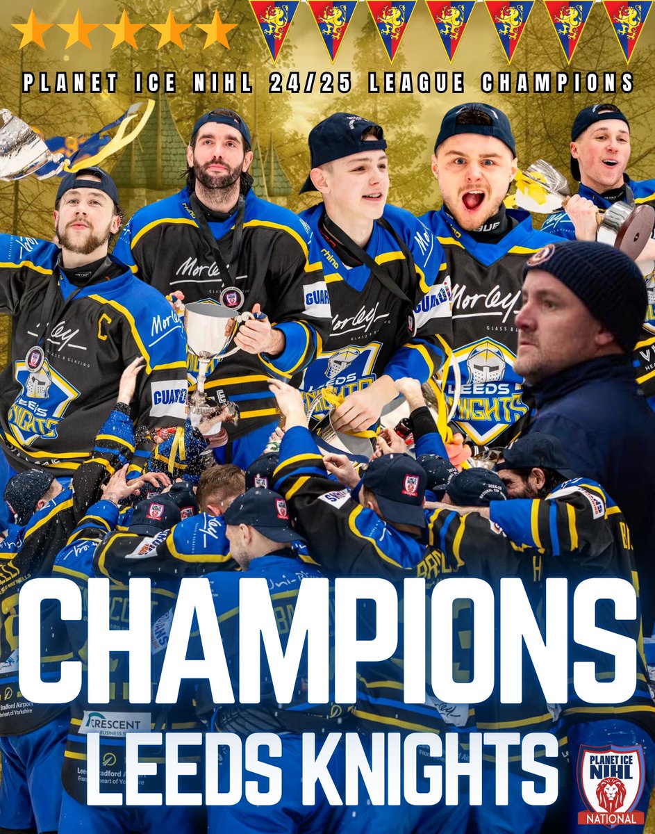 NIHL_Official's tweet photo. 𝐋𝐞𝐞𝐝𝐬 𝐊𝐧𝐢𝐠𝐡𝐭𝐬 𝐍𝐈𝐇𝐋 𝟐𝟒/𝟐𝟓 𝐋𝐞𝐚𝐠𝐮𝐞 𝐂𝐡𝐚𝐦𝐩𝐢𝐨𝐧𝐬🏆 https://t.co/fULBZEsVyc