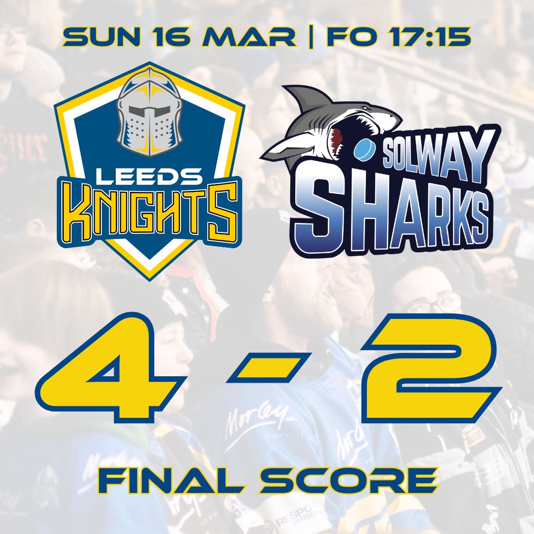 Leedsknights's tweet photo. ⏱️6️⃣0️⃣:0️⃣0️⃣ END OF THE GAME 🏆
Your Leeds Knights are NATIONAL LEAGUE CHAMPIONS for the 3️⃣ year running!
We have got the double - can we make it the triple?!
Join us next weekend as we take on the Peterborough Phantoms and LIFT THE TROPHY in the Castle!
🎟️ https://t.co/wp4A4faCwZ https://t.co/mEZGnoncvD