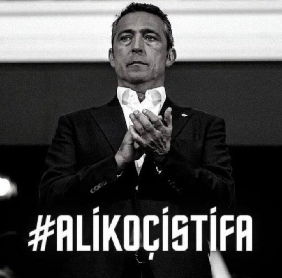 #AliKoçİstifa