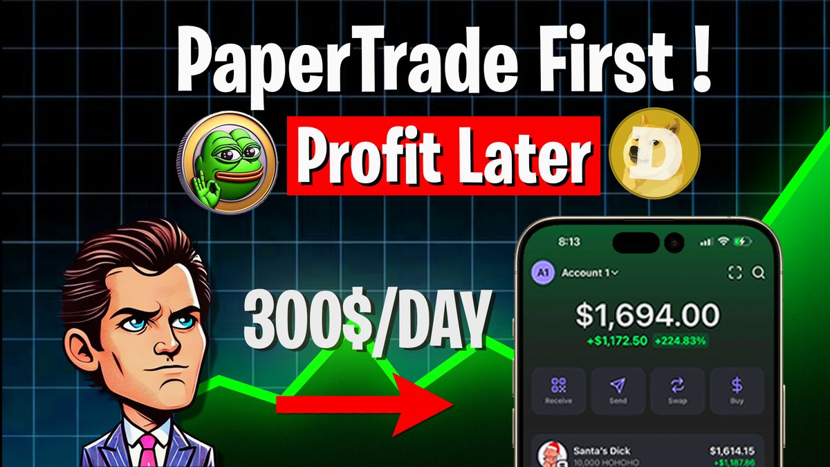 Best platform to Paper Trade memecoins and learn before risking real cash 👇

youtu.be/Ig2MRsjDat0?si…