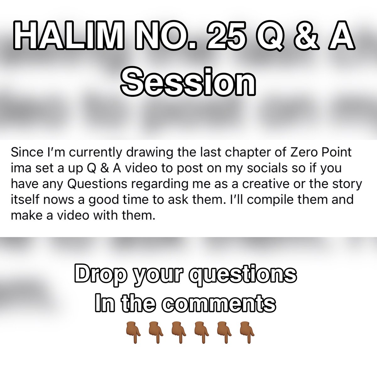 HalimNo25's tweet photo. Incoming q and a session so please leave your questions below!!! https://t.co/awRYgzstt7