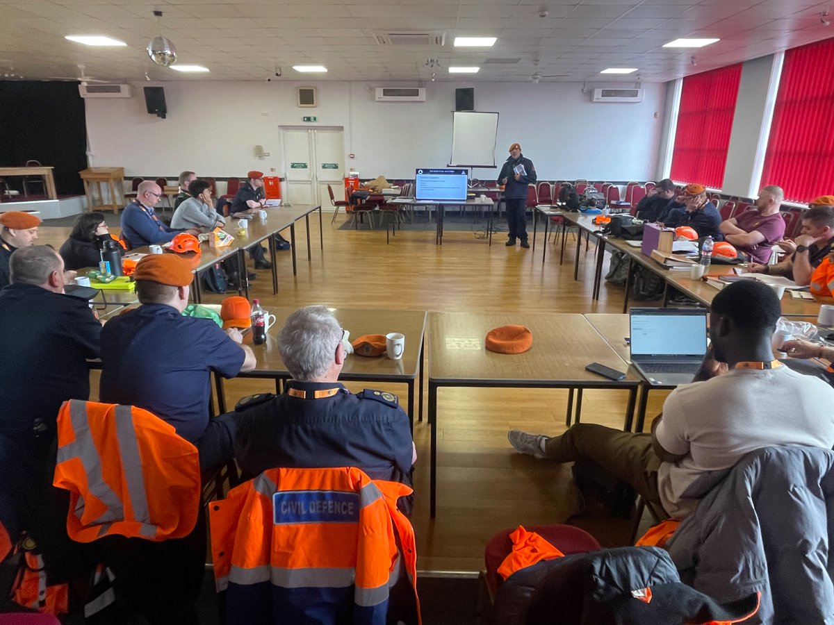 Yesterday, members from all over the UK gathered in Birmingham for a training day that covered a variety of topics. The sessions included lessons on Road Traffic Accidents (RTA), search and rescue operations, marshalling, and stewarding, among many others.