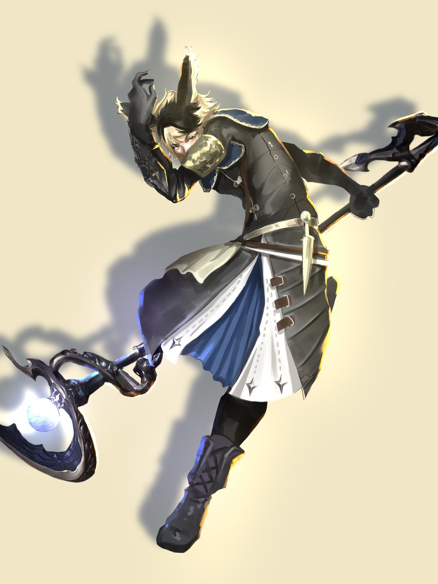 _Nora_Smith1's tweet photo. - So here it is, Character art for  @SynTheRonin of their ffxiv character. Sorry it took me a long time to complete it. 😁
#oc #Characterart #illustration #FFXIVART https://t.co/TrZxrkO5iW