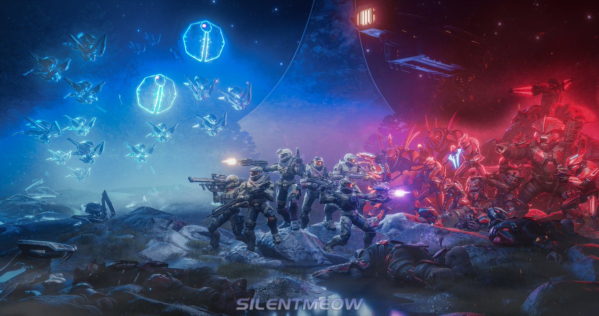 Silent1Meow's tweet photo. "Firefight"

Commission Work, check pinned.📌

- Rendered in Blender 4.2 Cycles -
- Composited in Blender/Photoshop -
- All likes and reposts are appreciated -

#Halo #HaloInfinite #HaloSpotlight #Blender3d #b3d https://t.co/bGJVNtQXkz