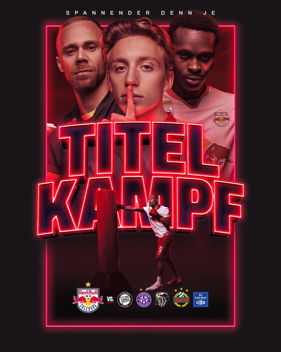 RedBullSalzburg's tweet photo. Voller Angriff in der Meistergruppe 👊 https://t.co/JFFxk8bDj5
