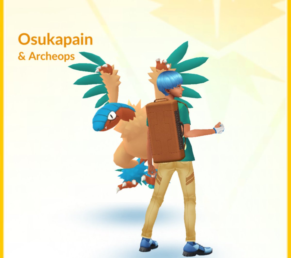 osukapain's tweet photo. In celebration of #CatchMastery featuring Archen, I cooked up the drip of the day.
Gotta say shiny Archeops is a tough challenge I hope I was decent 💥💥
How many shinies did yall get?
#DripKing
#stylesavant
#Pokemongo https://t.co/ef0Ekjl2LV