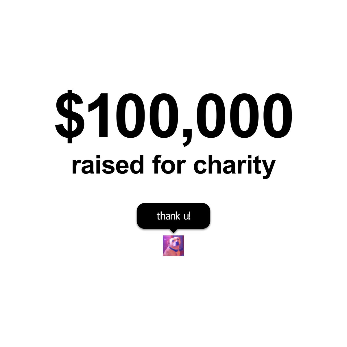as of this march, we have raised over $100,000 for charity since 2018.

thank you for everything over the last 7 years. you made this possible!