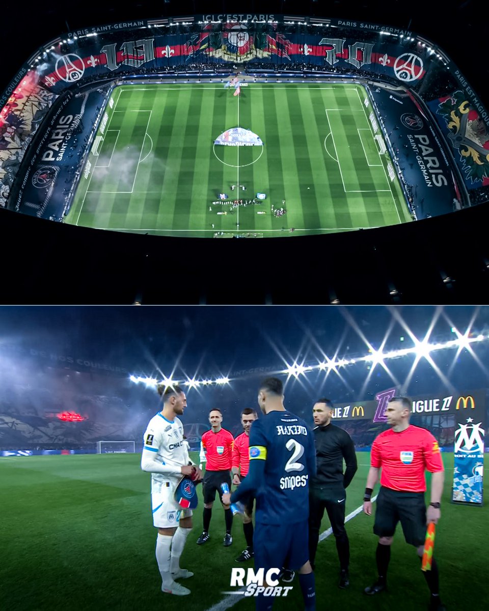 🤯😳 Le tifo 360 du PSG pour le Classique 🔥