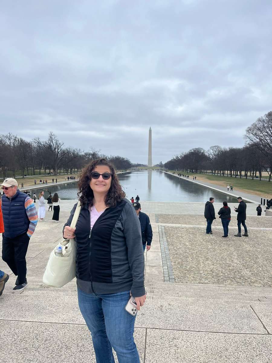 Spatty4's tweet photo. Left #CEC25 conference very inspired and proud! Long delay for flight home, so had some time to stroll around DC and honor my mom’s cousin by visiting Vietnam Wall.@CECMembership https://t.co/BsU3ogsuEJ