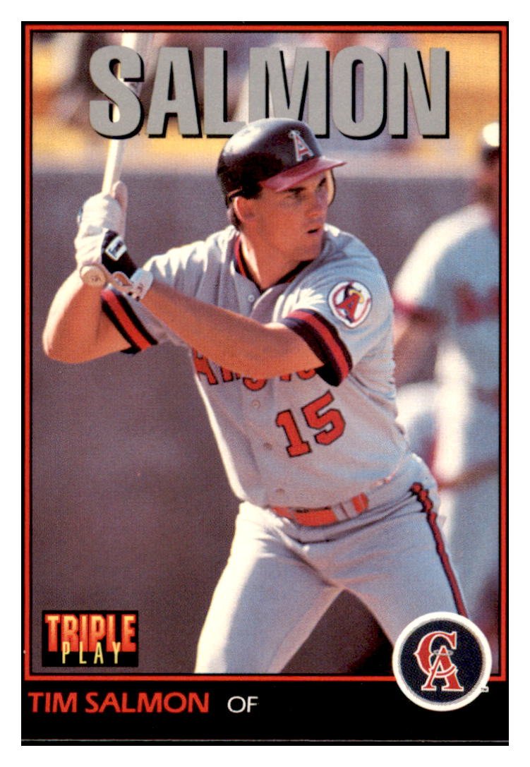 Dan_Jaycox's tweet photo. @RetroCardSnaps @Angels JT Snow is a close second with Garrett Anderson and Darin Erstad trailing behind. If we are talking any uniform, Devon White, Edmonds, and Gaetti all outpace Salmon. https://t.co/UMfN9ANwO9