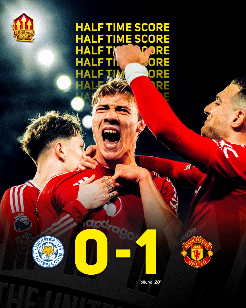 UnitedStandMUFC's tweet photo. ⏸️ HT: Thoughts on the first half? #mufc https://t.co/3R74i7rHfT