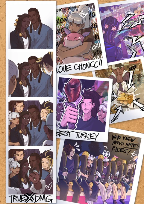 i forgor to post my piece for @lolmusiczine but thank you so much for having me on board!!! it was fun to be able to draw the true damage crew again :,) #truedamage #leagueoflegends 