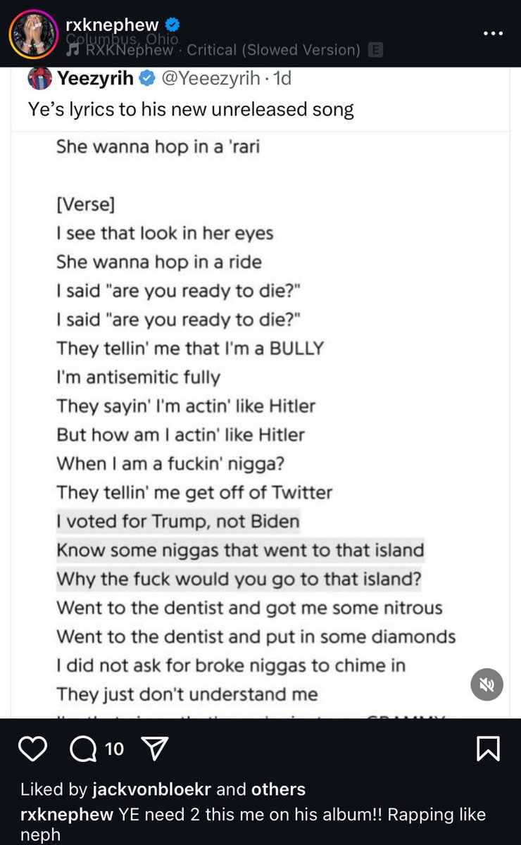 Rondohugh's tweet photo. @NEPHEWRXK @kanyewest https://t.co/LHOxcwFGCh