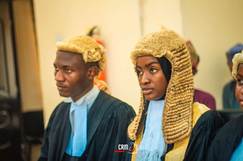 ABUSRCJudiciary's tweet photo. ABU CHIEF JUSTICE INDUCTED THE NEW MEMBERS OF ZERO TOLERANCE CLUB

Hon. Justice YAKUBU Nazeerat Ogoshi, swore in new Zero Tolerance Club members. She urged them to fight corruption, uphold integrity, and abide by the law, promoting a corrupt-free society and responsible society. https://t.co/UT4iLORO0t