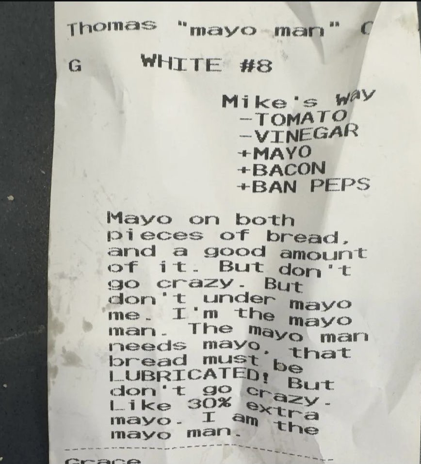 Expand the Mayo Man. It’s not crazy. It’s sports #JerseyMikes