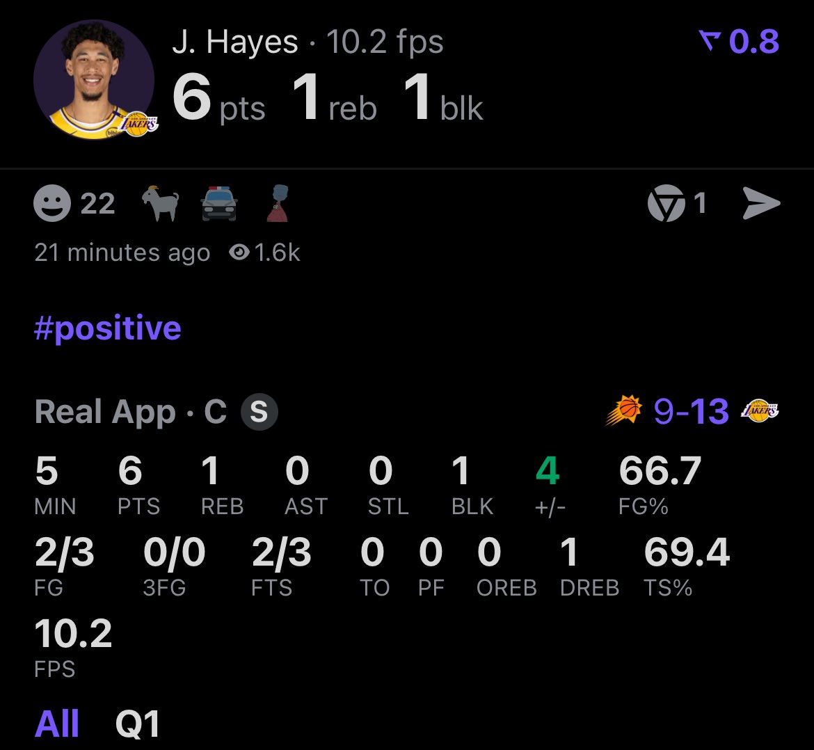 LakersTiming's tweet photo. We so up right now #HayesFC https://t.co/YNNCunmyVg