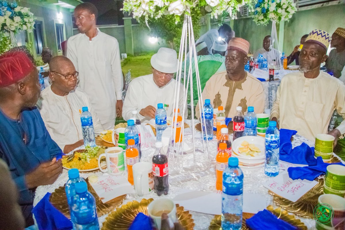 Earlier this week, I hosted an Iftar gathering at my residence in Kaduna. The event brought together APC Political Stakeholders, Ward Party Leaders, &amp; other key political figures from my Local Government Area, IKARA.

2. During the gathering, special prayers were offered for...