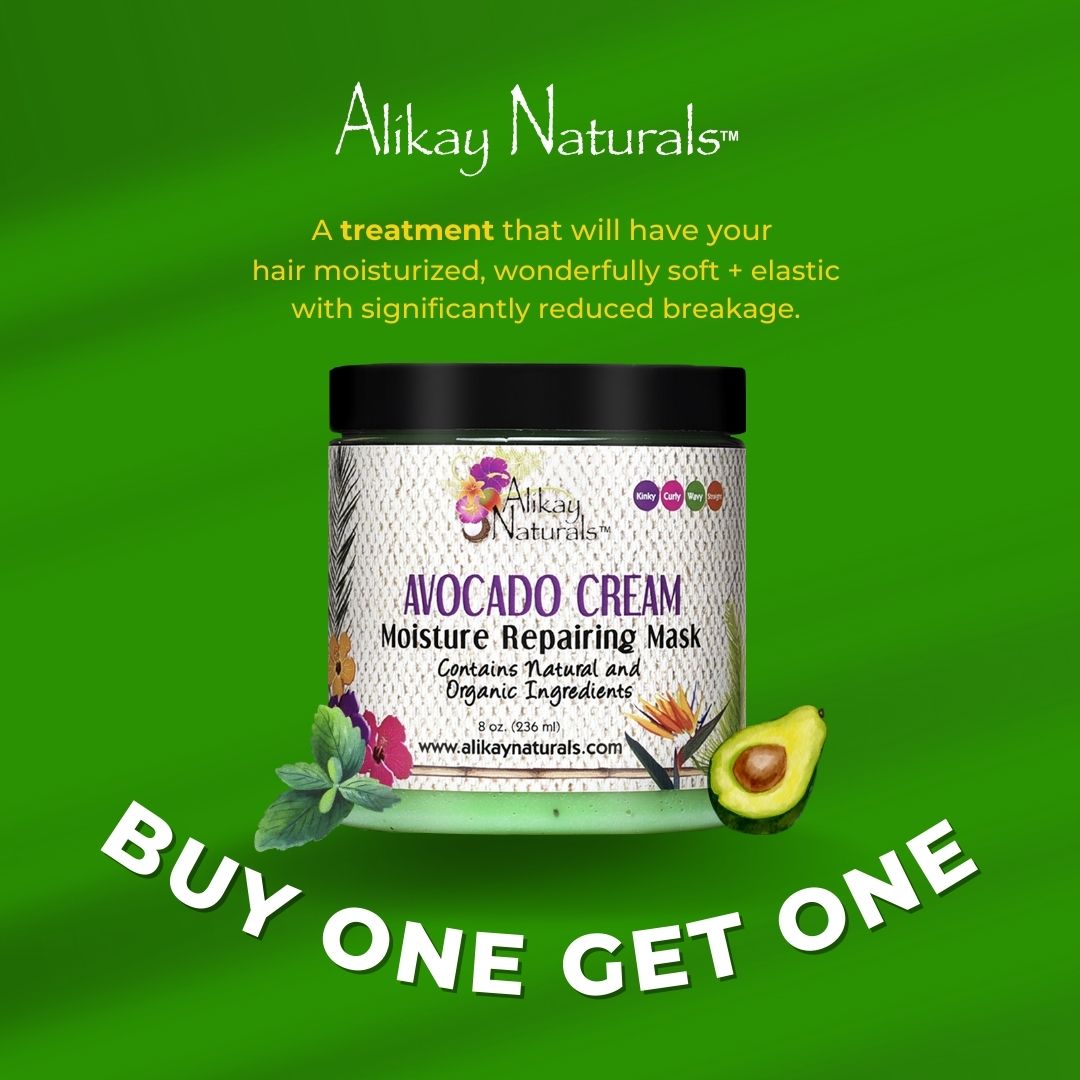 Tired of battling dry, damaged hair?  I get it!  That's why I'm so excited about Alikay Naturals Avocado Cream Moisture Repairing Mask.  This isn't just a hair mask; it's a hug for your hair.  alikaynaturals.com