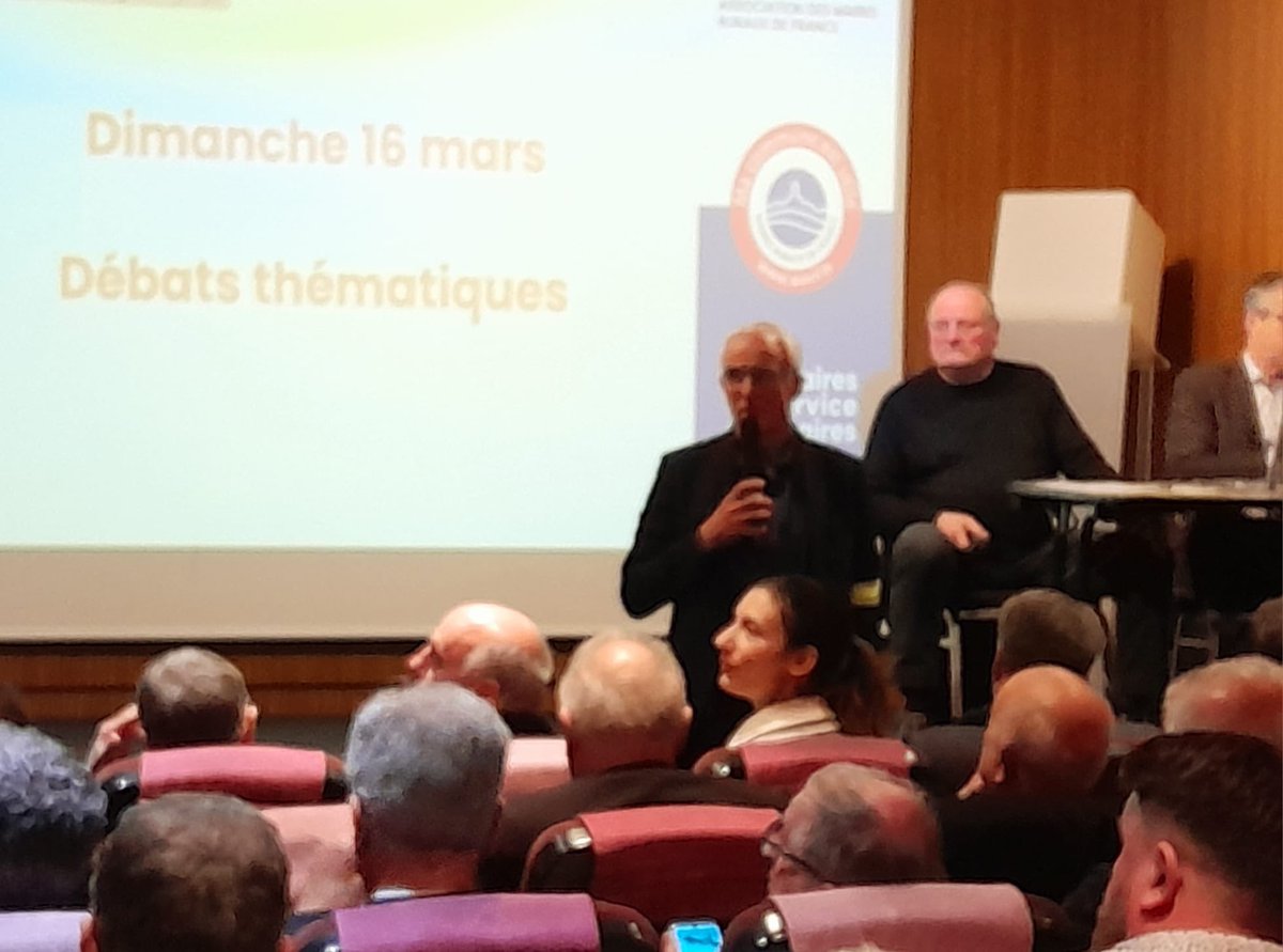 Belle AG de l’association des maires ruraux de France(AMRF).Accueil par le maire de Lyon, et après 3 ateliers sur la culture, la santé et les élues rurales relais d’égalité (ERRE), j’ai informé mes collègues que le statut de l’élu sera programmé à l’Assemblée Nationale en mai !