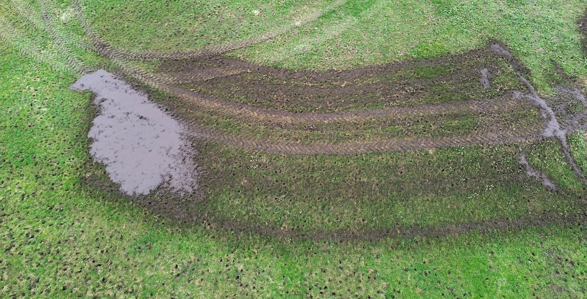 3rd time this year the field has been spread on. 

The objective is to get as much out, close to the yard, as quick as possible.

In my view it's dumping, no different to throwing rubbish bags over a ditch.

Local beaches, rivers &amp; community deal with the consequences.