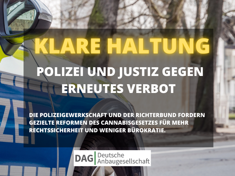 DAG_DECT's tweet photo. Die Gewerkschaft der Polizei und Richterbund gegen ein neues Verbot: Sie fordern, das Cannabisgesetz beizubehalten und gezielt zu optimieren – für mehr Rechtssicherheit und weniger Bürokratie. https://t.co/8Bxl48MtAH