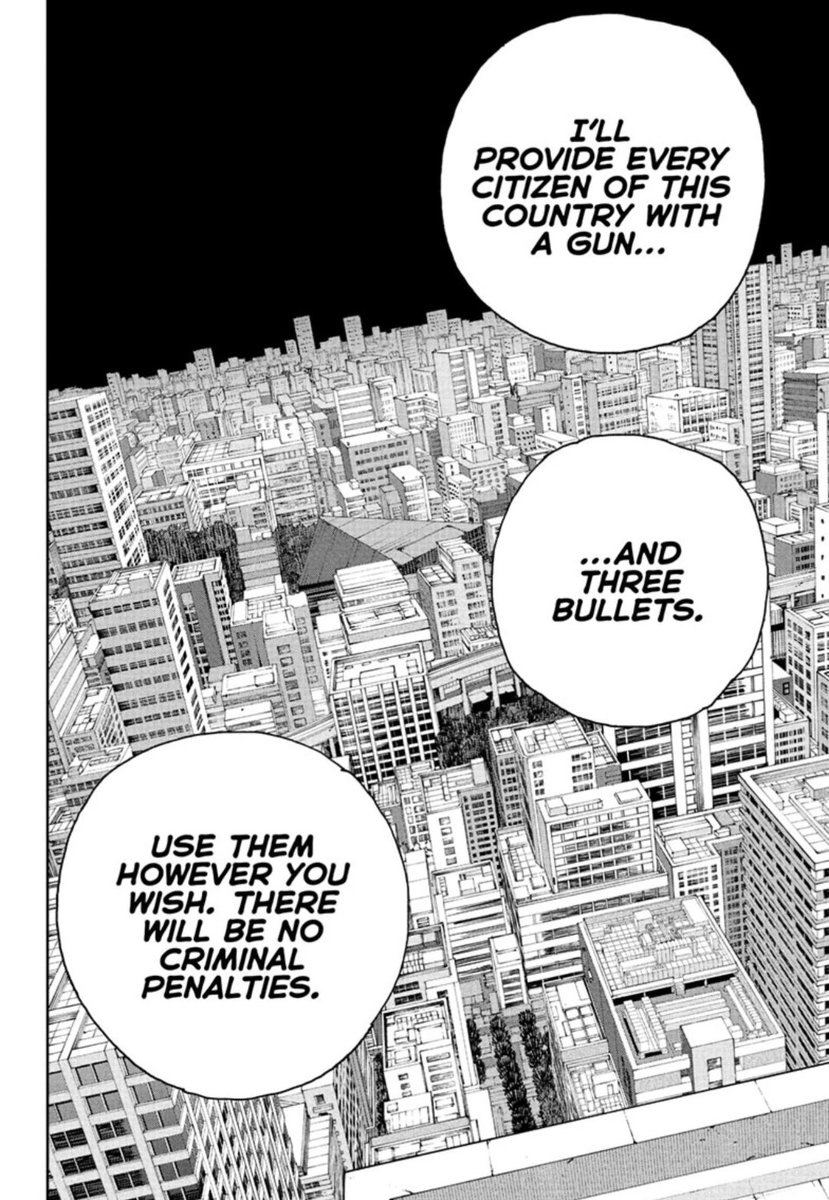 moretosimppp's tweet photo. #SakamotoDays205 #SakaDays205

"Give everyone a gun, remove the law &amp; watch humanity reveal its true face"

SLUR JUST CONVERT JAPAN TO AMERICA &amp; SLOWLY STARTING THE PURGE ‼️🥶 https://t.co/7iZBCDt4br