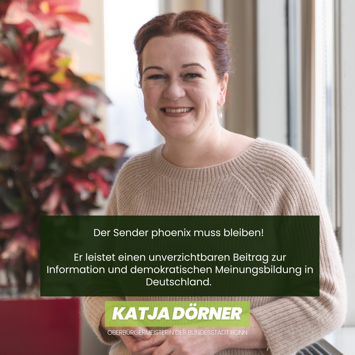 Der Sender <a href="/phoenix_de/">phoenix</a> ist mit seinem Angebot einzigartig und mit seinem Sitz in Bonn ein wichtiger Baustein des Mediennetzwerks in unserer Stadt. Er muss bleiben! Deshalb habe ich diese Petition unterschrieben: innn.it/phoenix-muss-b…