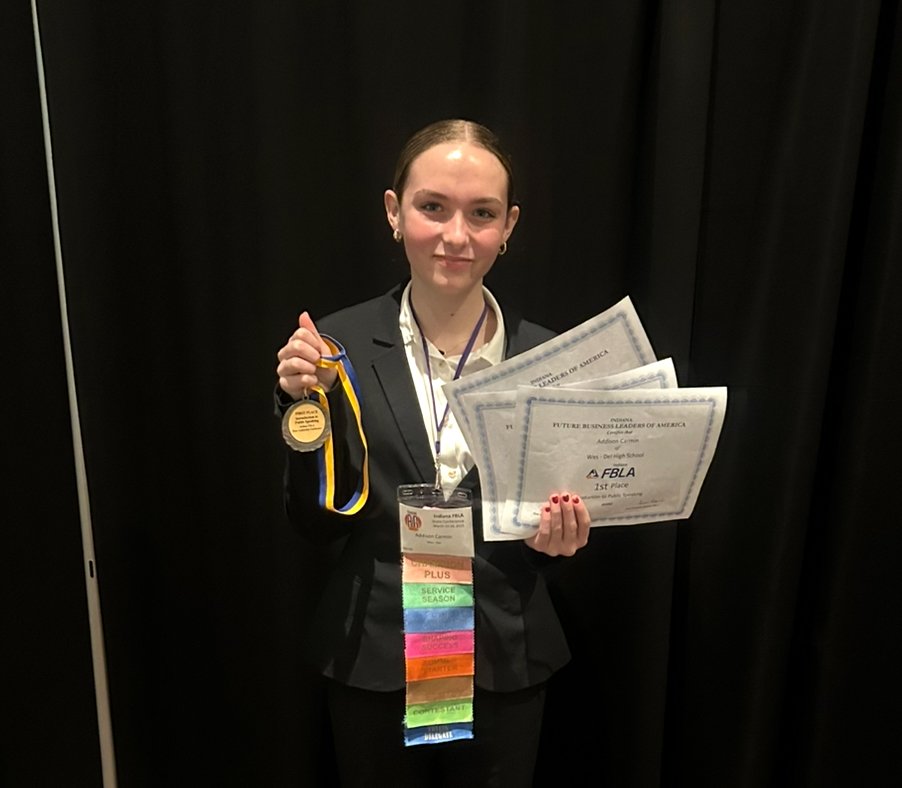 tlgill8's tweet image. Wow! Check out WD FBLA winners!Addie Carmin, KyLynn New, and Hayden Browning placed 1st in their events. Tori Ward, Taylor Williams, and Hayden Browning placed 2nd in their events. Proud of these Warriors! #wdpride #infbla