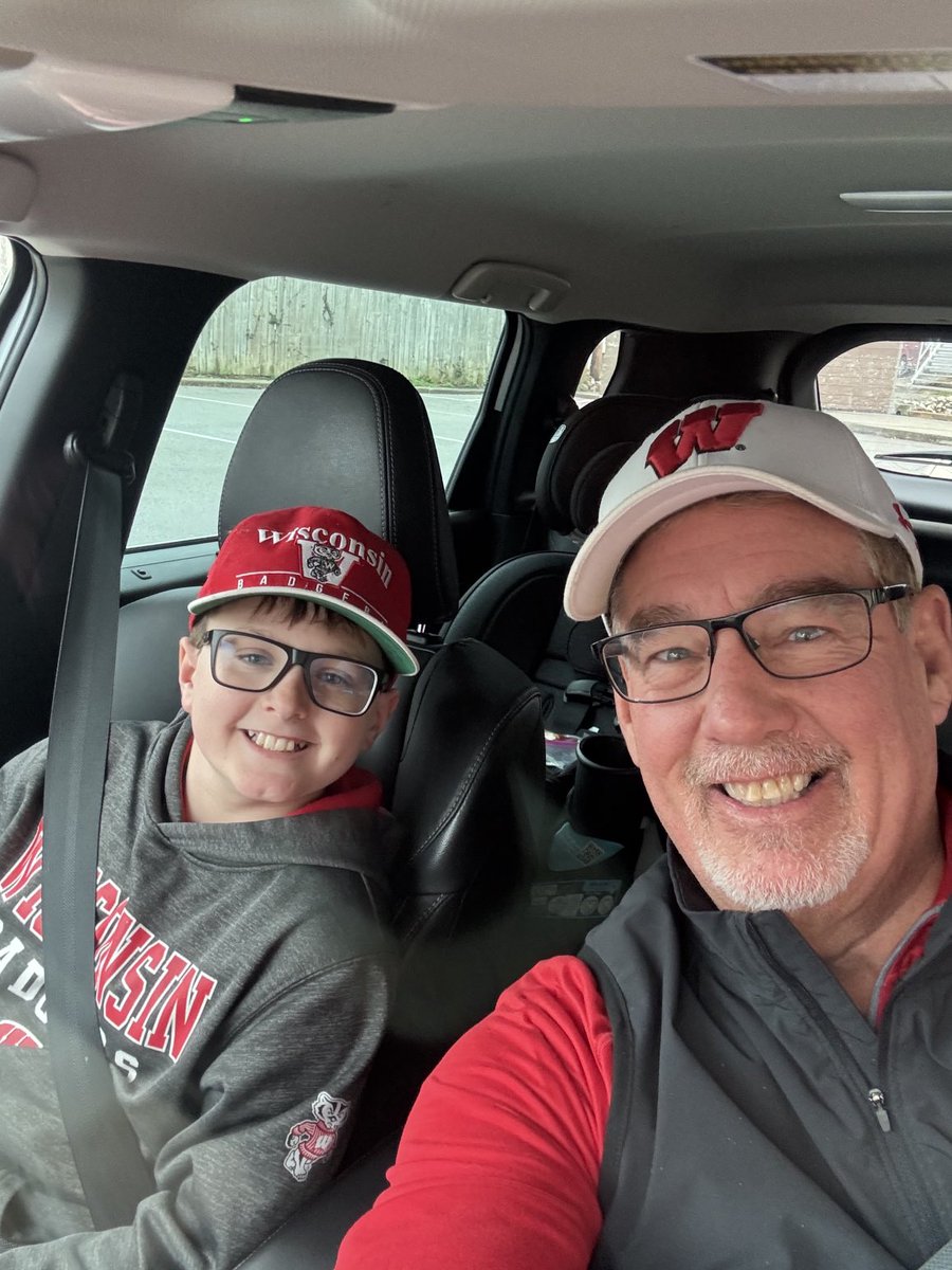 Heading to Indy with this kid for B1G Championship Game. Go Badgers! ⁦<a href="/BadgerMBB/">Wisconsin Basketball</a>⁩ #OnWisconsin