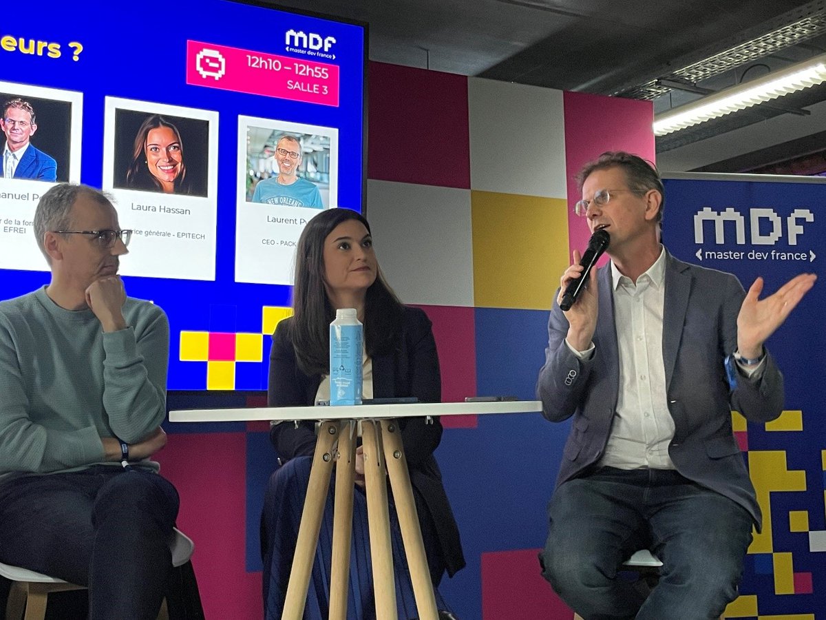 🚀 Salon MasterDev : Quel avenir pour les développeurs à l’ère de l’IA ?

Des experts ont exploré l'impact de l'#IA sur les métiers du #développement. L'IA transforme ces métiers, mais le rôle des développeurs reste clé.

📢 Découvrez nos formations 👉exed.efrei.fr