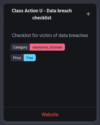 rawsec_cyber's tweet image. New tools were added on the #Rawsec #Cybersecurity Inventory

@noraj_rawsec added

📌Class Action U - Data breach checklist
📌HexHTTP by @c0dejump
📌Honeyscanner by @ProjectHoneynet
📌 AzSubEnum by @CyberPri3st and @yuyudhn

inventory.raw.pm