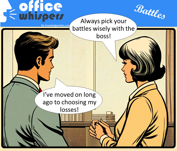 KarimManjra's tweet image. Chose your battles...

#OfficeWhispers #WorkplaceComics #WorkplaceHumor #Workplace #Comics #humor