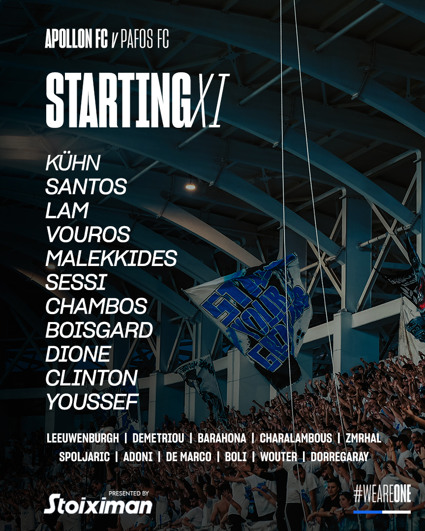 APOLLONOFFICIAL's tweet photo. 📋 𝐎𝐮𝐫 #𝐒𝐭𝐚𝐫𝐭𝐢𝐧𝐠𝐗𝐈 🔵⚪
#ApollonFC #APOPAF https://t.co/Av5gFLSwjz