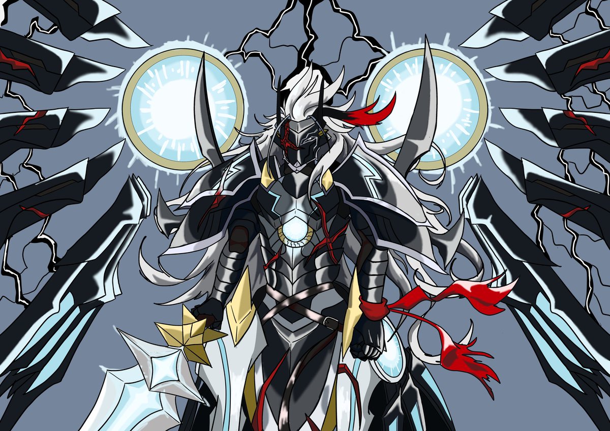 JordanXXIII_716's tweet photo. "The dark knight that brings the heavens down."
「天を堕とす漆黒の騎士。」

Raika's fights have always been such a thrill to watch, and this week's is no different. https://t.co/Op1rCivIQB