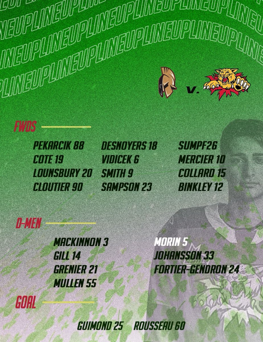 MonctonWildcast's tweet photo. Leprechauns in the lineup looking for some luck of the Irish for 13 in a row 

Rudy in 🥅

#ANewEra #DefendTheDen #JGS #JoinTheHunt #ABvsMON https://t.co/CxDw9H6yxe