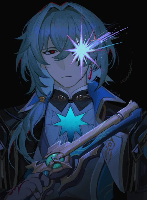Falling star#art #fanart #honkaifanart #anaxa #hsranaxa #anaxagoras #hsr 
