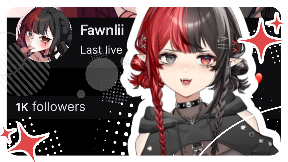 Vanguard_VT's tweet photo. CONGRATS @Fawnlii For Getting 1k Followers on Twitch!! If you haven't met this Vampire Yet, wellll definitely drop by for a bite! 

#vtuber | #twitchstreamer | #Envtuber https://t.co/mGBAgvYhXa